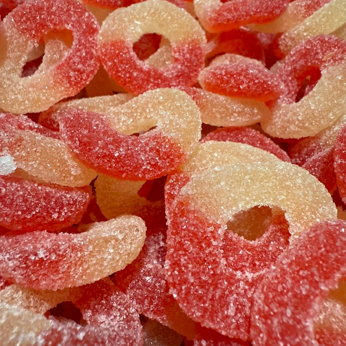 Anneaux cerises 100g