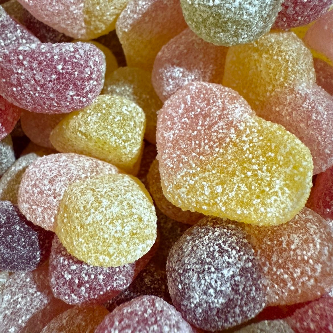 Coeur fruité sucré